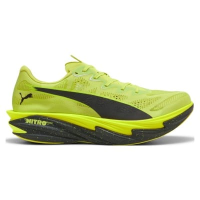 Puma Deviate Nitro Elite 4 - Mens Running Shoes - Sunny Lime/Puma Black