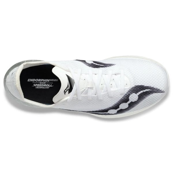 Saucony Endorphin Pro+ - Mens Road Racing Shoes - White/Black