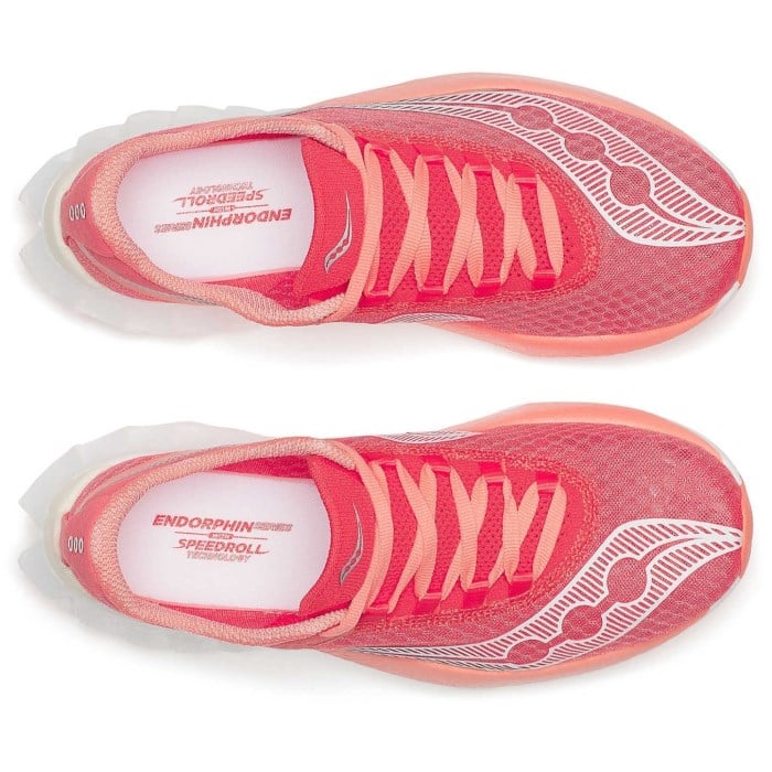 Saucony Endorphin Pro 4 - Womens Road Racing Shoes - Coral