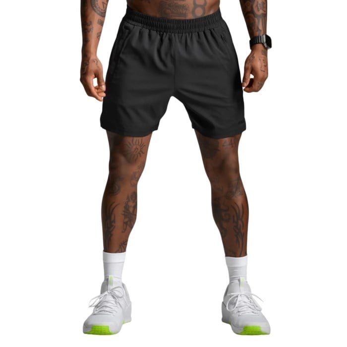 2XU Motion Mens 5 Inch Shorts - Black/Black