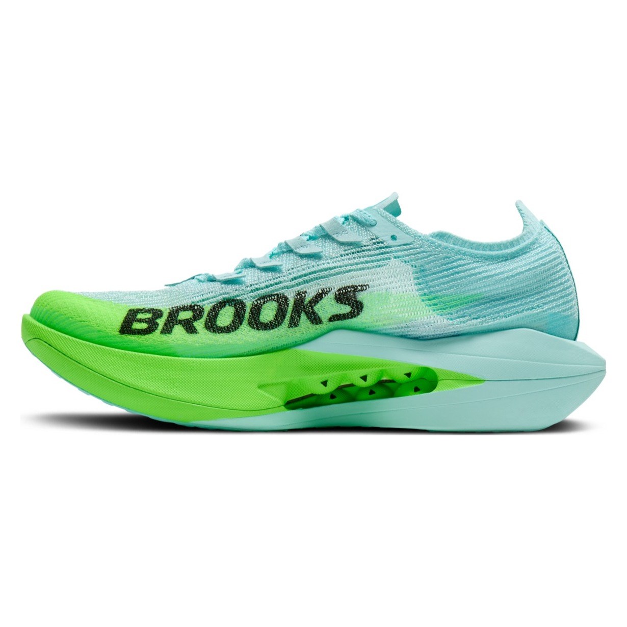Brooks Hyperion Elite 5 - Unisex Racing Shoes - Limpet/Black/Green Gecko