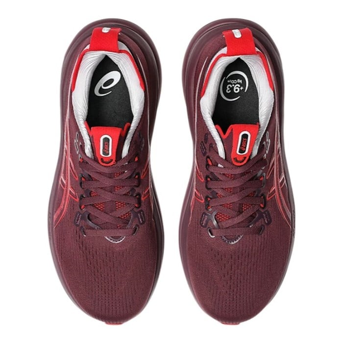 Asics Gel Nimbus 28 - Womens Running Shoes - Beniimo Purple/Speed Red - image 3