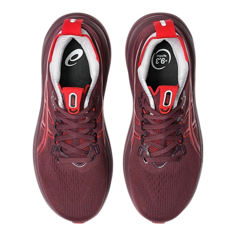 Asics Gel Nimbus 28 - Womens Running Shoes - Beniimo Purple/Speed Red - image 3