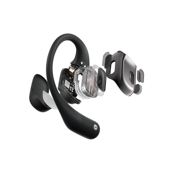 Shokz OpenFit Open-Ear True Wireless Earbuds - Black