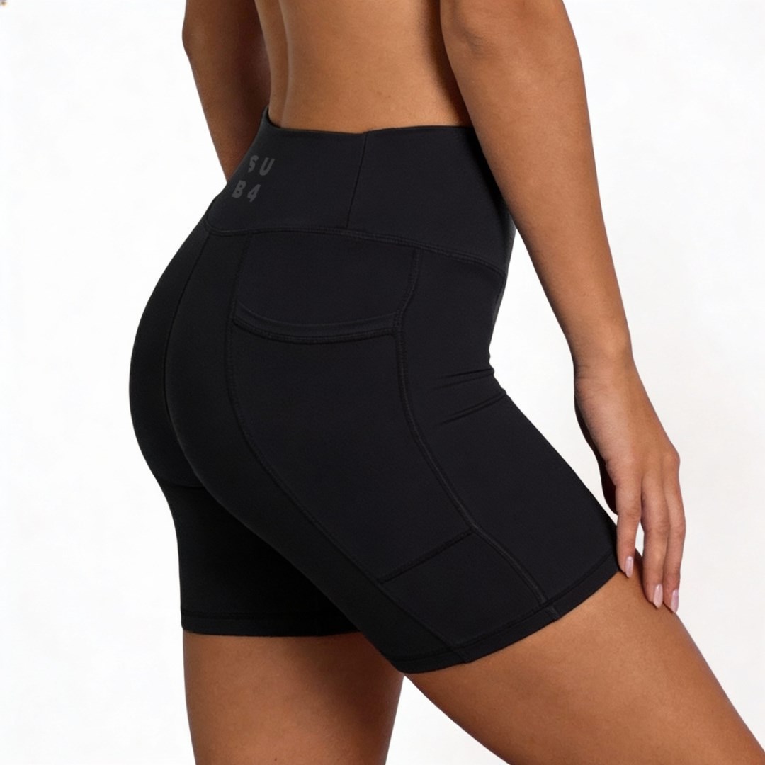 SUB4 Pulse 4 Inch Bike Shorts - Black