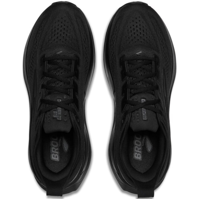 Brooks Glycerin GTS 23 - Mens Running Shoes - Black/Black/Ebony