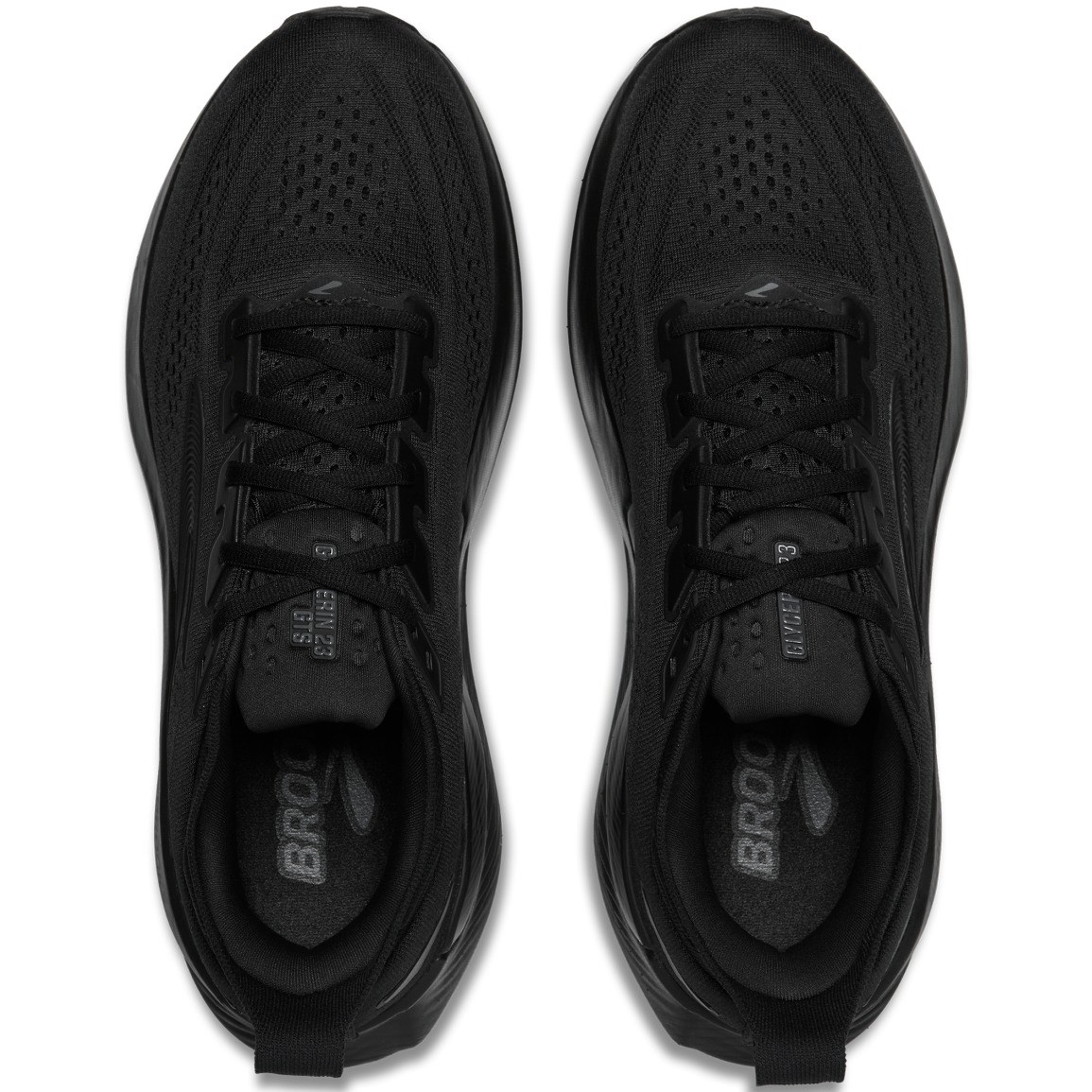 Brooks Glycerin GTS 23 - Mens Running Shoes - Black/Black/Ebony