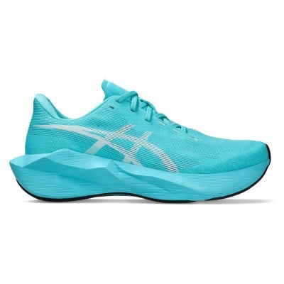 Asics Novablast 6 - Mens Running Shoes - Energy Aqua/White