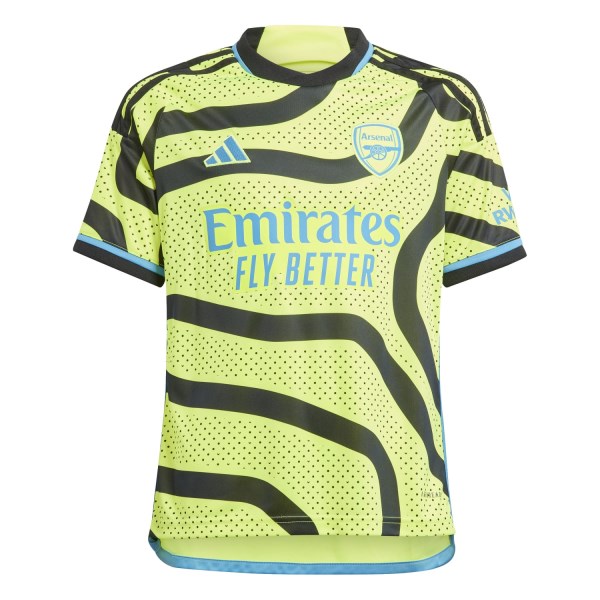 adidas Arsenal 2023/24 Away Kids Soccer Jersey - Team Solar Yellow/Black