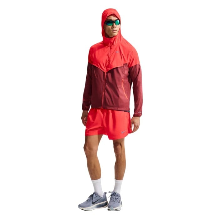 Nike Dri-Fit Challenger 5 Inch Brief-Lined Mens Running Shorts - Light Crimson/Light