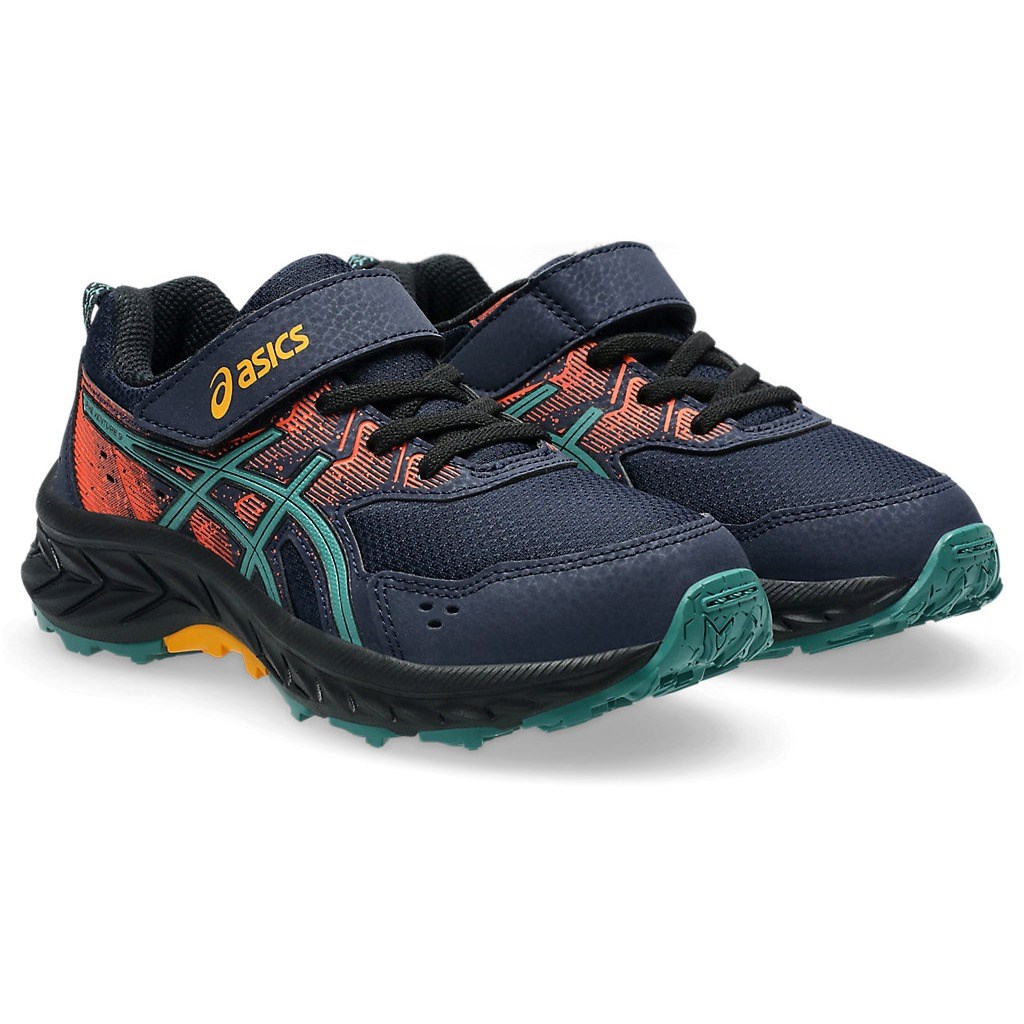Asics Gel Venture 9 PS - Kids Trail Running Shoes - Midnight/Rainy Lake