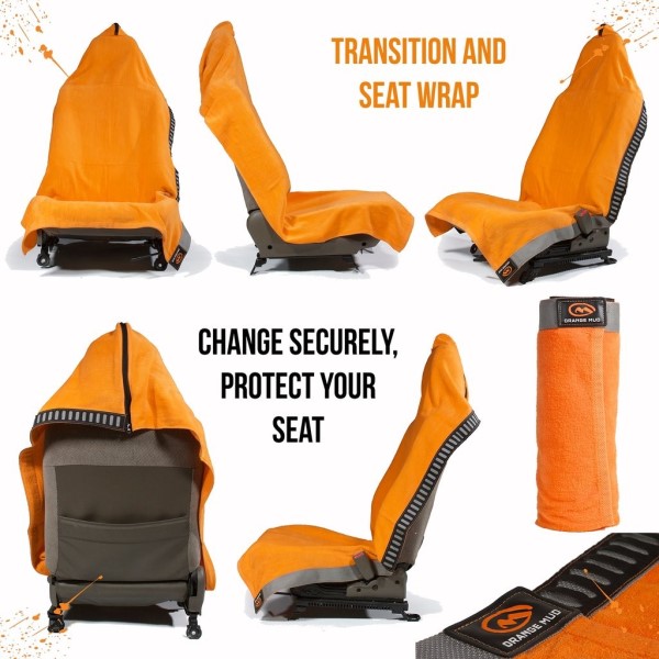 Orange Mud Extreme Waterproof Transition Towel and Car Seat Cover