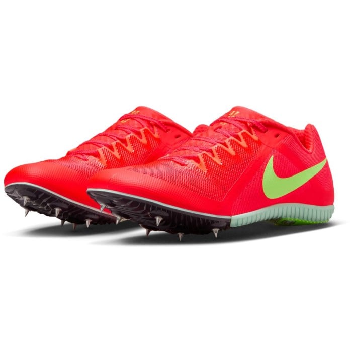 Nike Zoom Rival Sprint - Unisex Sprint Spikes - Bright Crimson/Hyper Orange/Lime Blast/Washed Coral