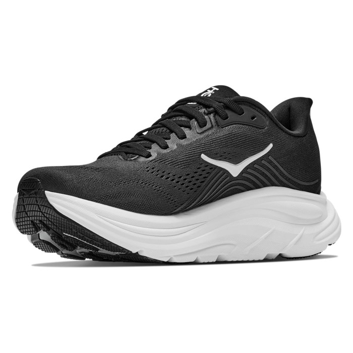 Hoka Clifton 11 - Womens Running Shoes - Black/White - image 6