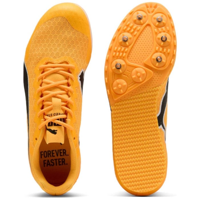 Puma evoSpeed Star 9 - Kids Track and Field Shoes - Sun Stream/Puma White