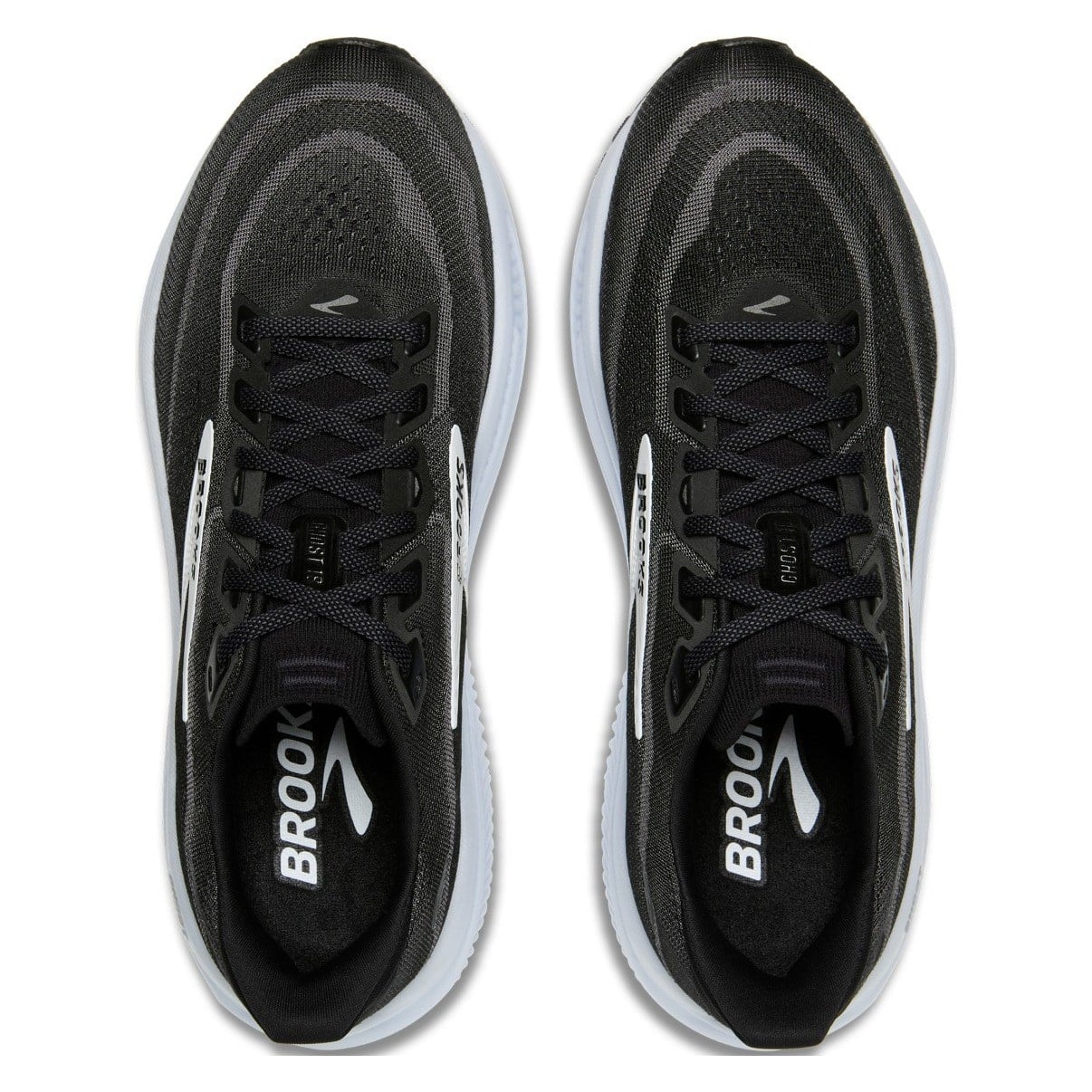 Brooks Ghost 18 - Womens Running Shoes - Black/Grey/White