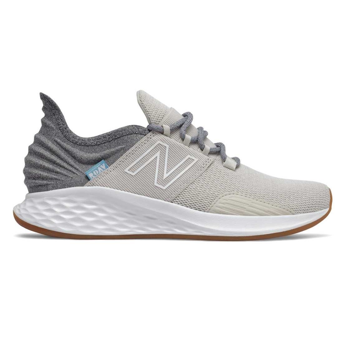 New Balance Fresh Foam Roav - Womens Running Shoes - Moonbeam/Light Aluminium
