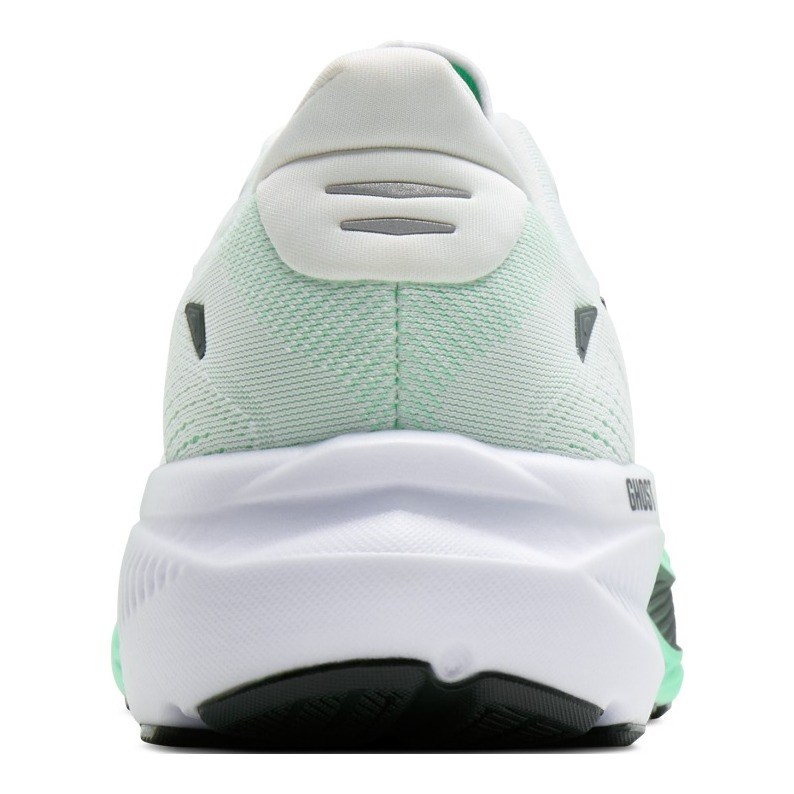 Brooks Ghost 18 - Mens Running Shoes - White/Spring Bud/Spruce - image 5