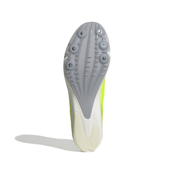 Adidas Adizero DistanceStar - Unisex Track and Field Spikes - Lucid Lemon/Core Black/Halo Silver