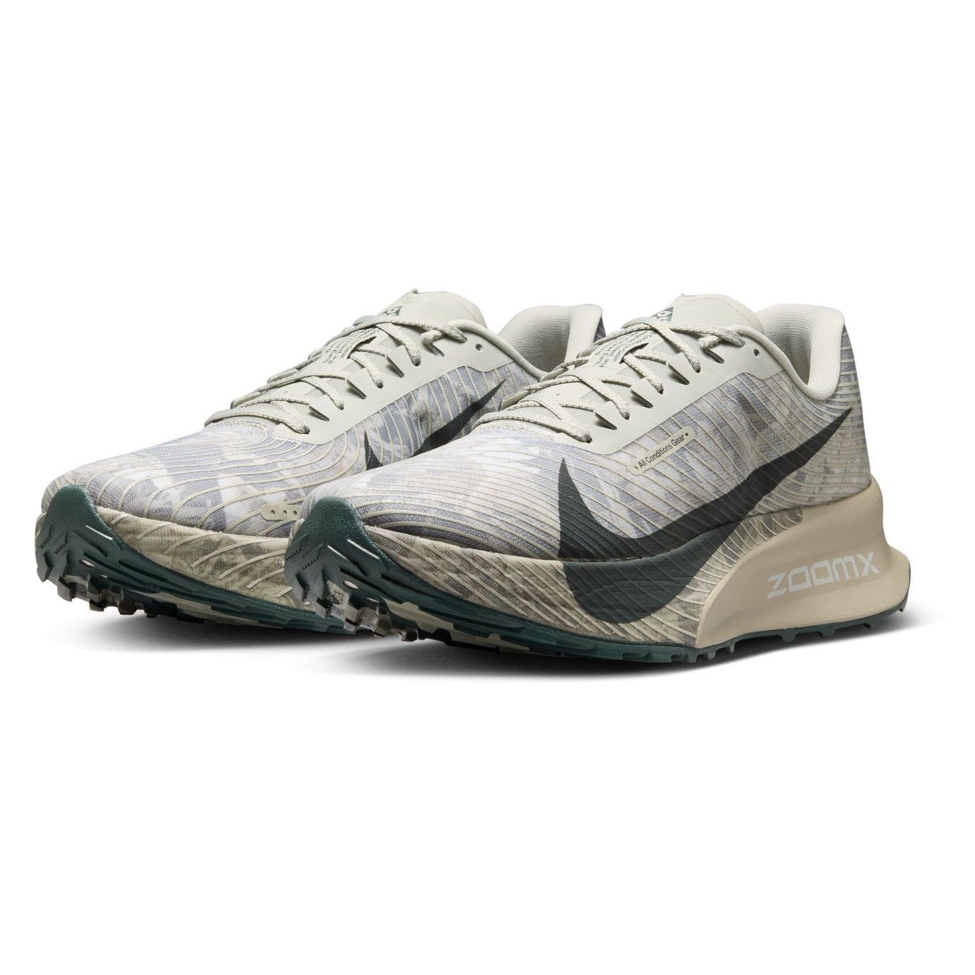 Nike ACG Ultrafly Trail - Mens Trail Racing Shoes - Spruce Fog/Black/Spruce Sea Glass - image 2