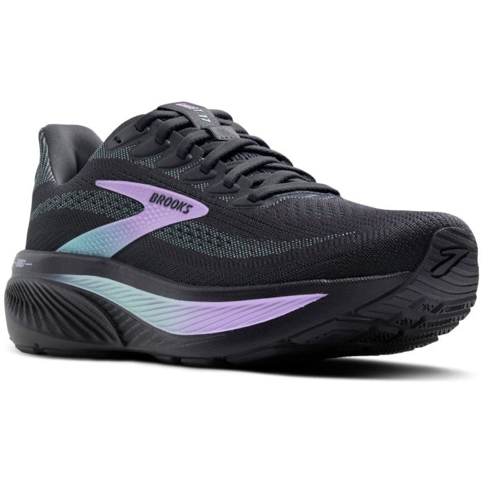 Brooks Ghost 17 - Womens Running Shoes - Grey/Clearwater/Purple