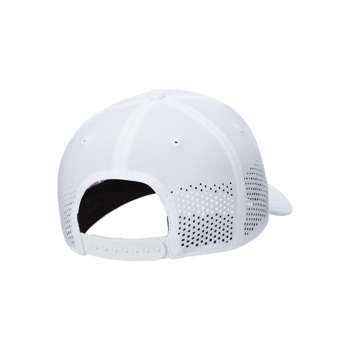 Nike Dri-Fit ADV Club Structured Swoosh Cap - White/Black