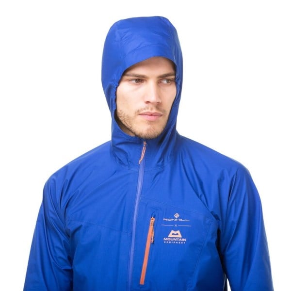 Ronhill Tech Gore-Tex Mercurial Mens Waterproof Running Jacket - Cobalt/Copper