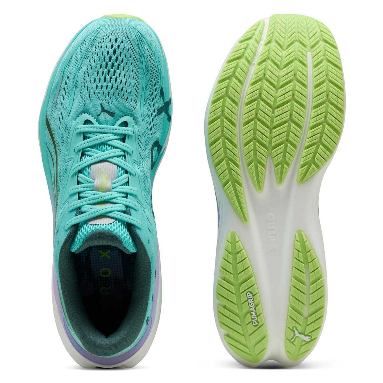 Puma Velocity Nitro 5 Hyrox - Mens Running Shoes - Intense Mint/Light Lavender - image 3