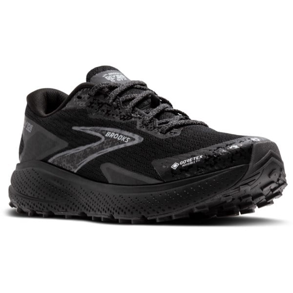 Brooks Divide 5 GTX - Mens Trail Running Shoes - Black/Alloy/Primer
