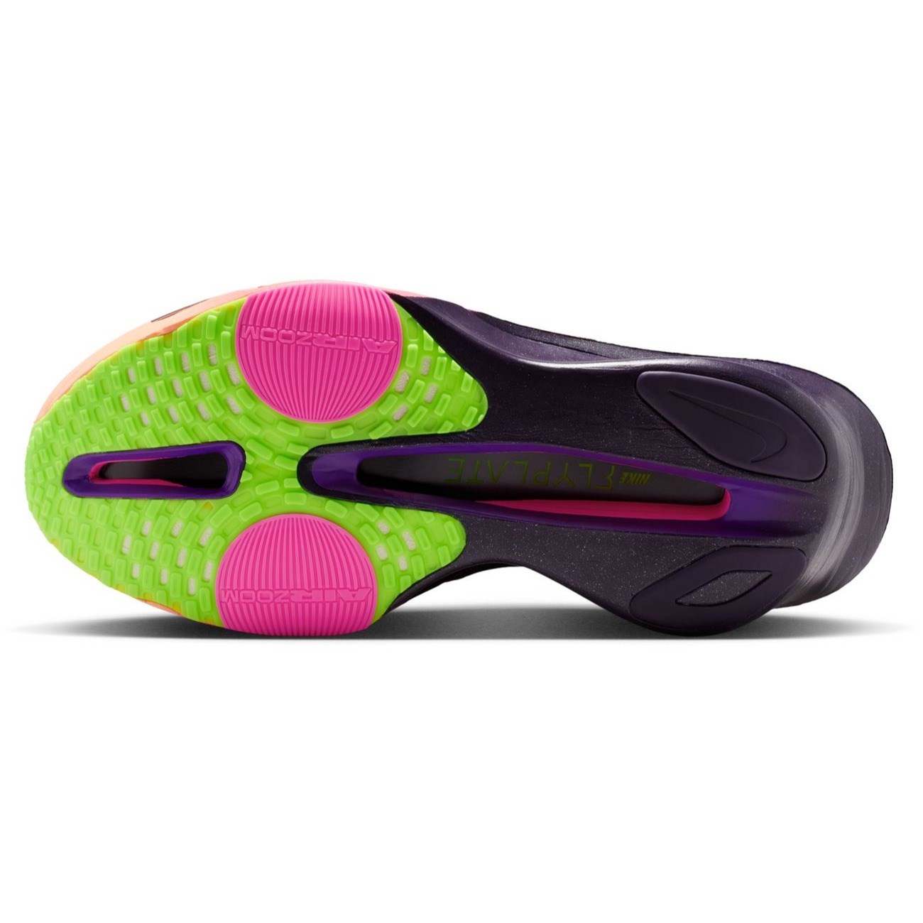 Nike Alphafly 3 GLAM - Mens Road Racing Shoes - Orange Pulse/Black/Purple Dynasty