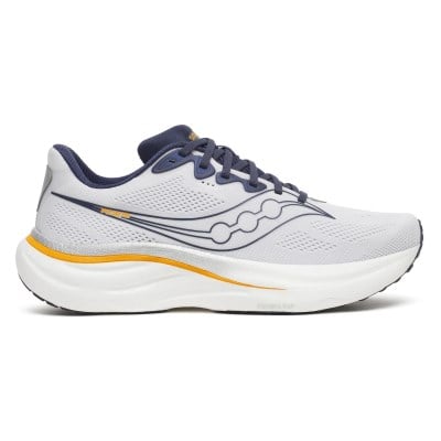 Saucony Ride 19 - Mens Running Shoes - White/Naval