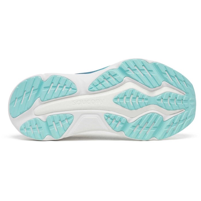 Saucony Hurricane 25 - Womens Running Shoes - White/Navy