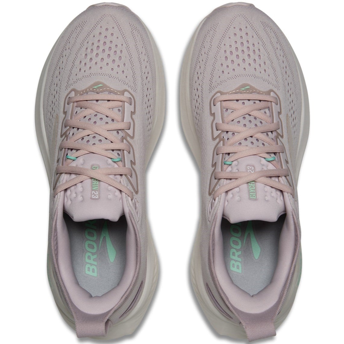 Brooks Glycerin 23 - Womens Running Shoes - Pink/Harbor Mist/Yucca