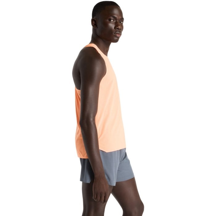 New Balance Race Day Ultra Light Mens Running Singlet - Hot Mango