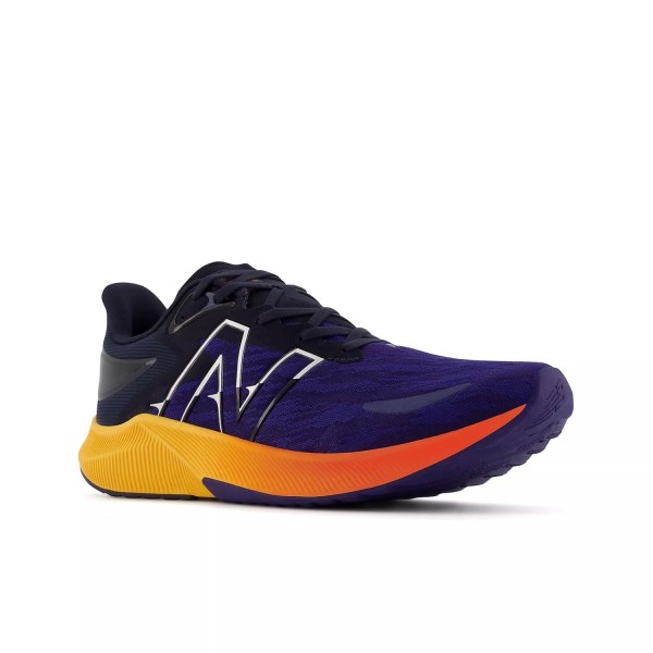 New Balance FuelCell Propel v3 - Mens Running Shoes - Blue/Vibrant Apricot/Eclipse