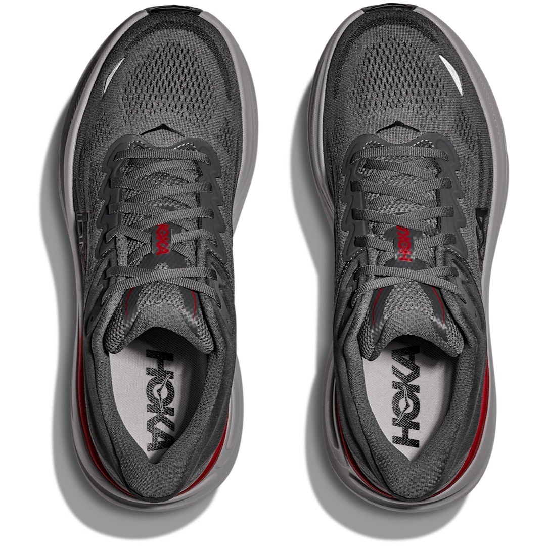 Hoka Bondi 9 - Mens Running Shoes - Satellite Grey/Outer Orbit