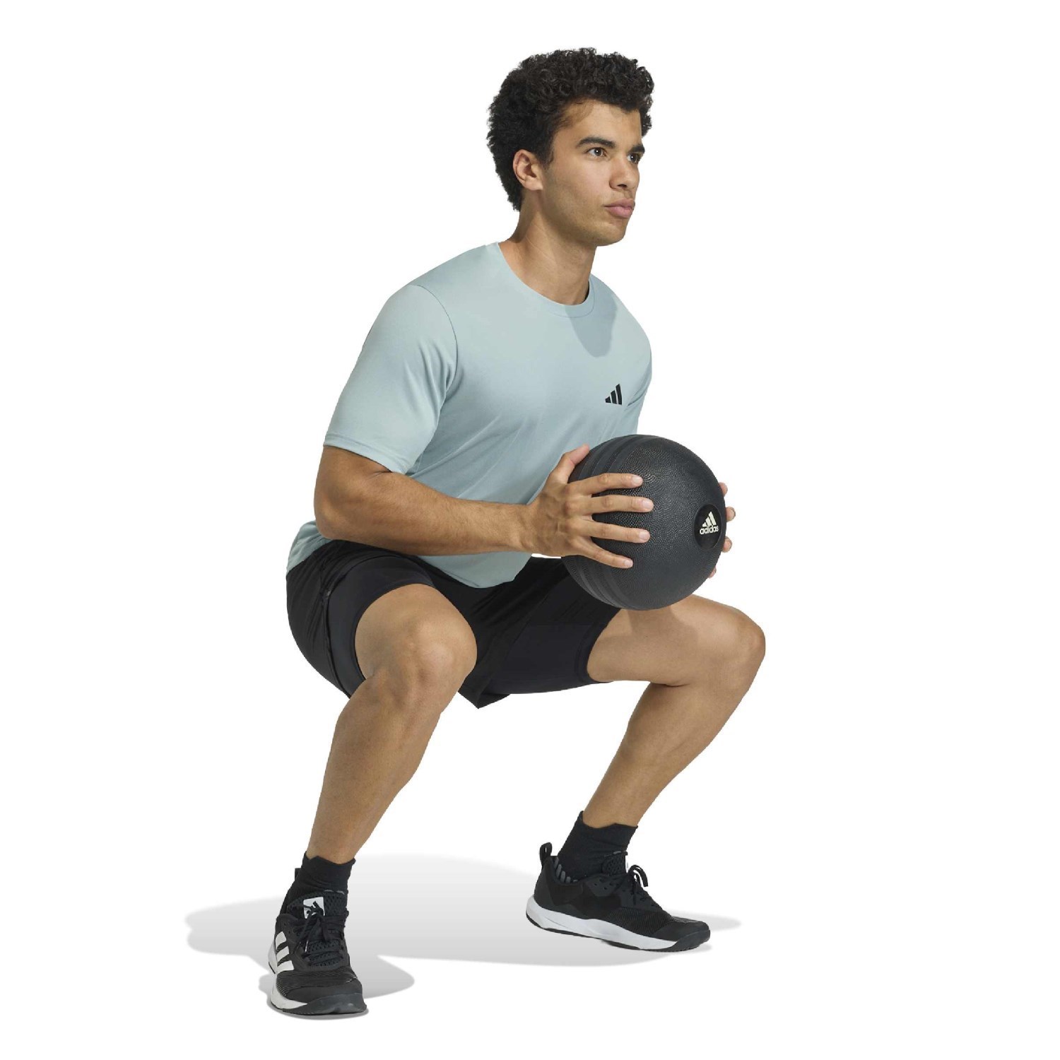 adidas Workout Essentials Base Mens T-Shirt - Wonder Sage