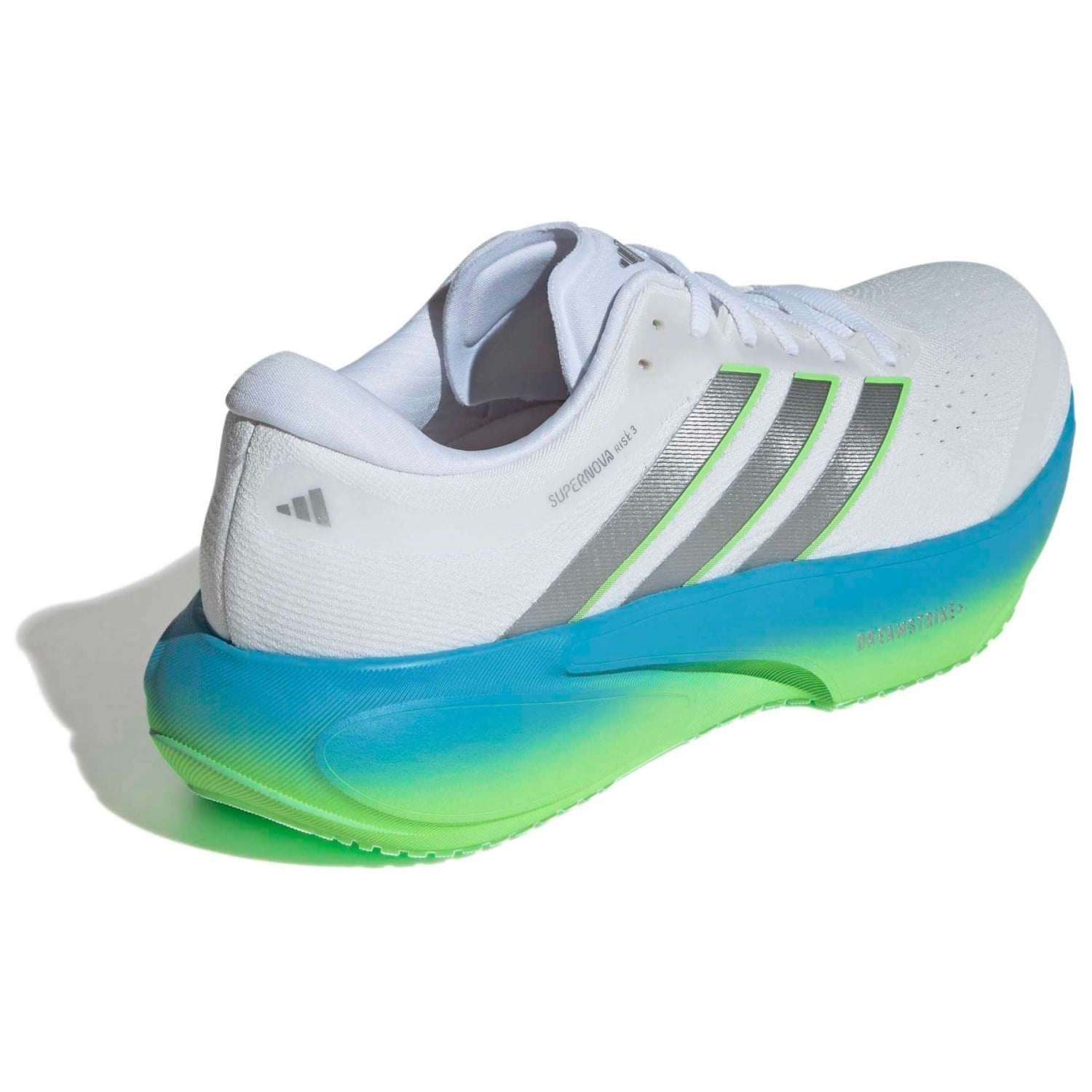 adidas Supernova Rise 3 - Mens Running Shoes - Cloud White/Silver Metallic/Semi Blue Burst