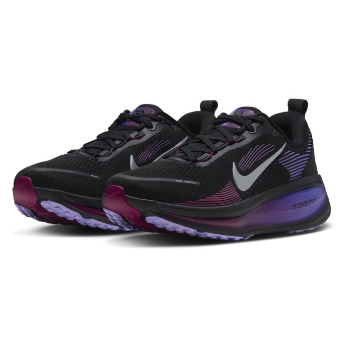 Nike Vomero 18 - Womens Running Shoes - Black/Metallic Silver/Persian Violet - image 2