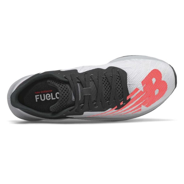 New Balance FuelCell Prism EnergyStreak - Mens Running Shoes - White/Neo Flame/Black
