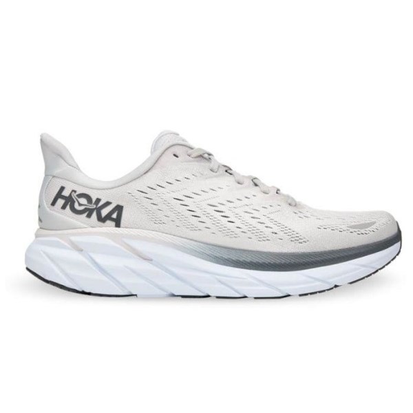Hoka Clifton 8 - Mens Running Shoes - Lunar Rock/Nimbus Cloud