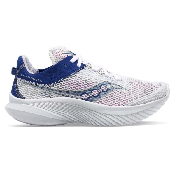 Saucony Kinvara 14 - Womens Running Shoes - White/Indigo