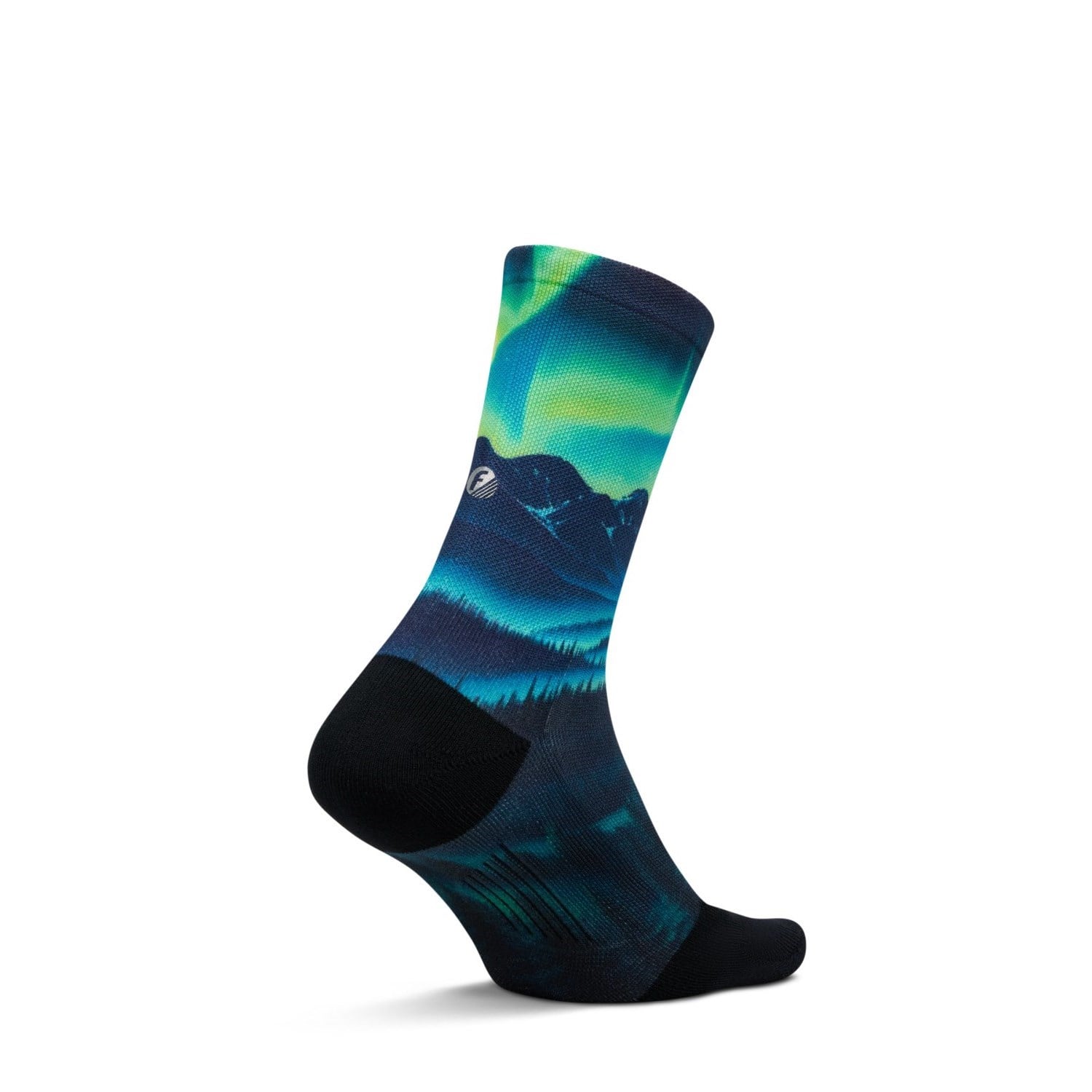 Feetures Elite Light Cushion Mini Crew Limited Edition Socks - Aurora Glow