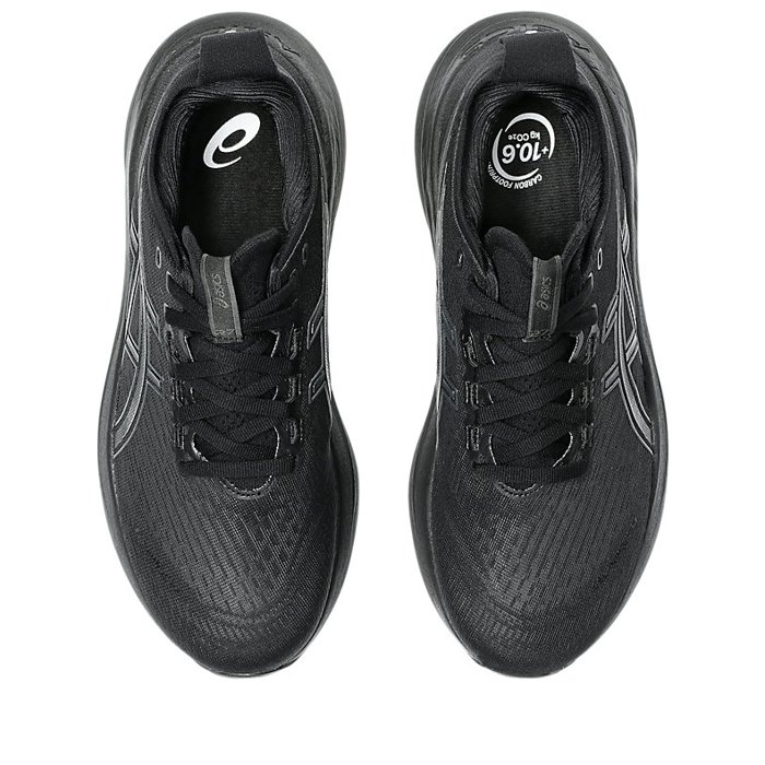 Asics Gel Nimbus 27 - Womens Running Shoes - Black/Graphite Grey