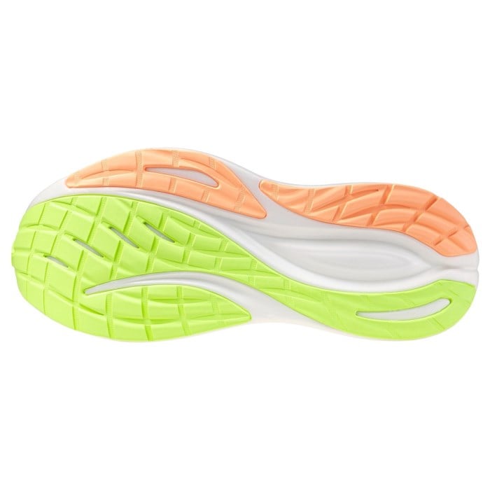 Mizuno Neo Zen 2 - Womens Running Shoes - GF White/Flamingo Coral/Lime Pulp - image 4