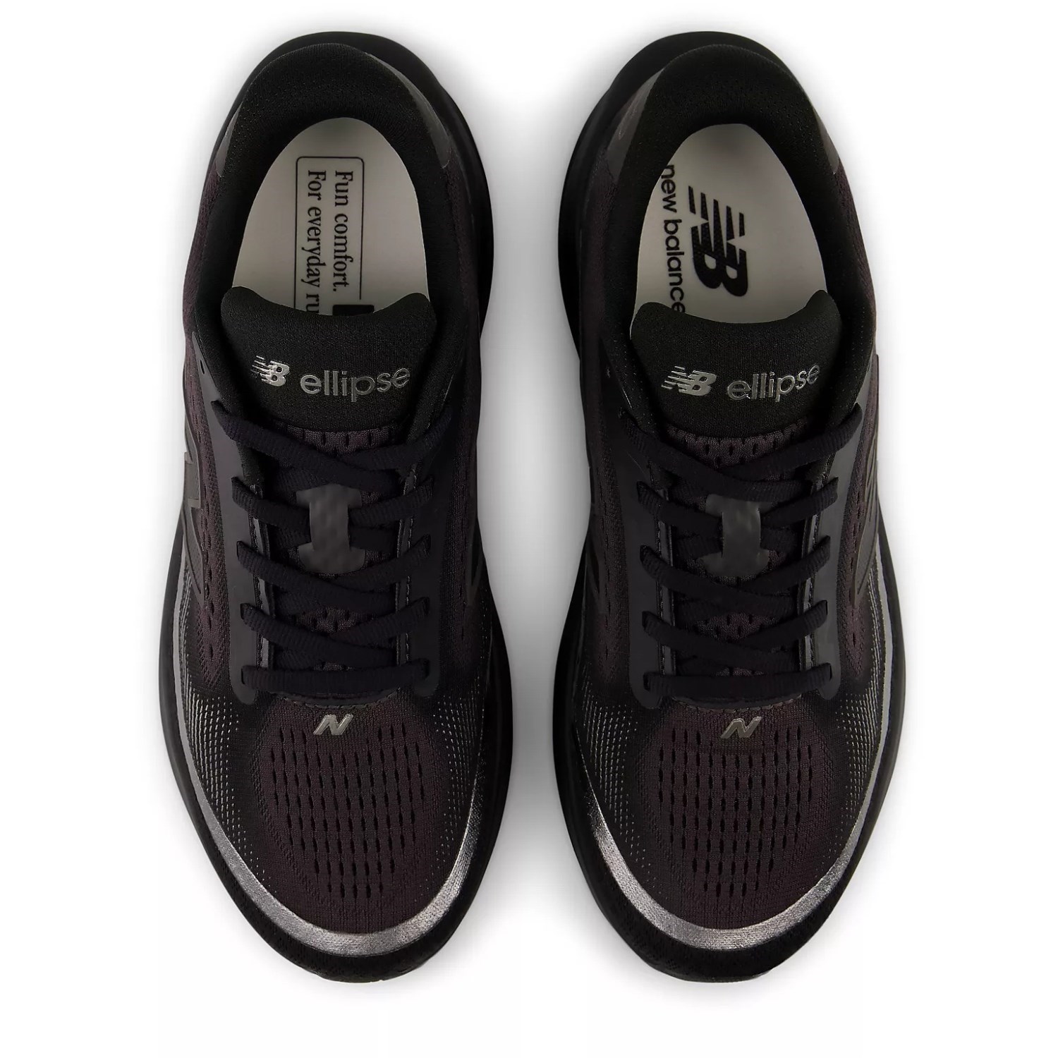 New Balance Ellipse v1 - Womens Running Shoes - Black/Faded Black/Black Metallic