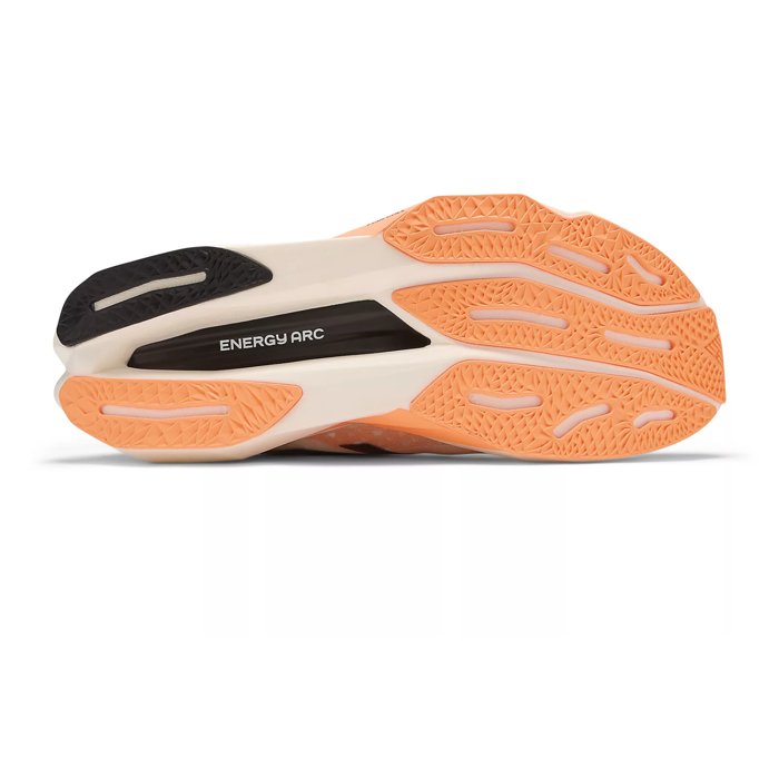 New Balance FuelCell SuperComp Elite v4 - Mens Road Racing Shoes - White/Angora/Hot Mango