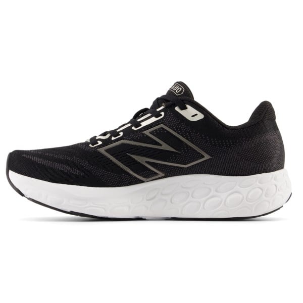 New Balance Fresh Foam 680v8 - Womens Running Shoes - Black/Light Gold Metallic/Black Metallic
