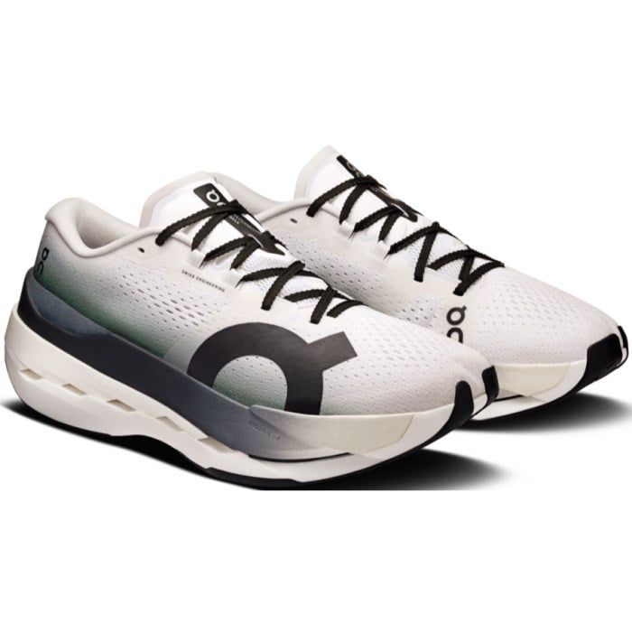 On Cloudboom Max - Mens Running Shoes - White/Black