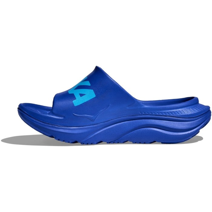Hoka Ora Athletic Slide 3 - Unisex Recovery Slides - Ultra Marine/Skyward Blue